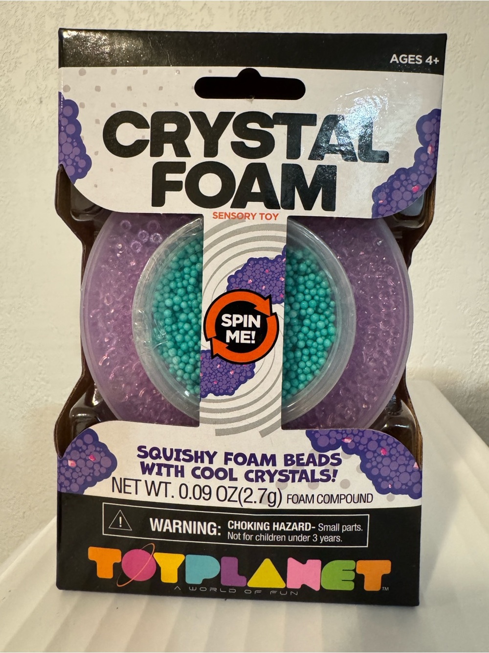 Crystal Foam Sensory Toy - Purple & Teal